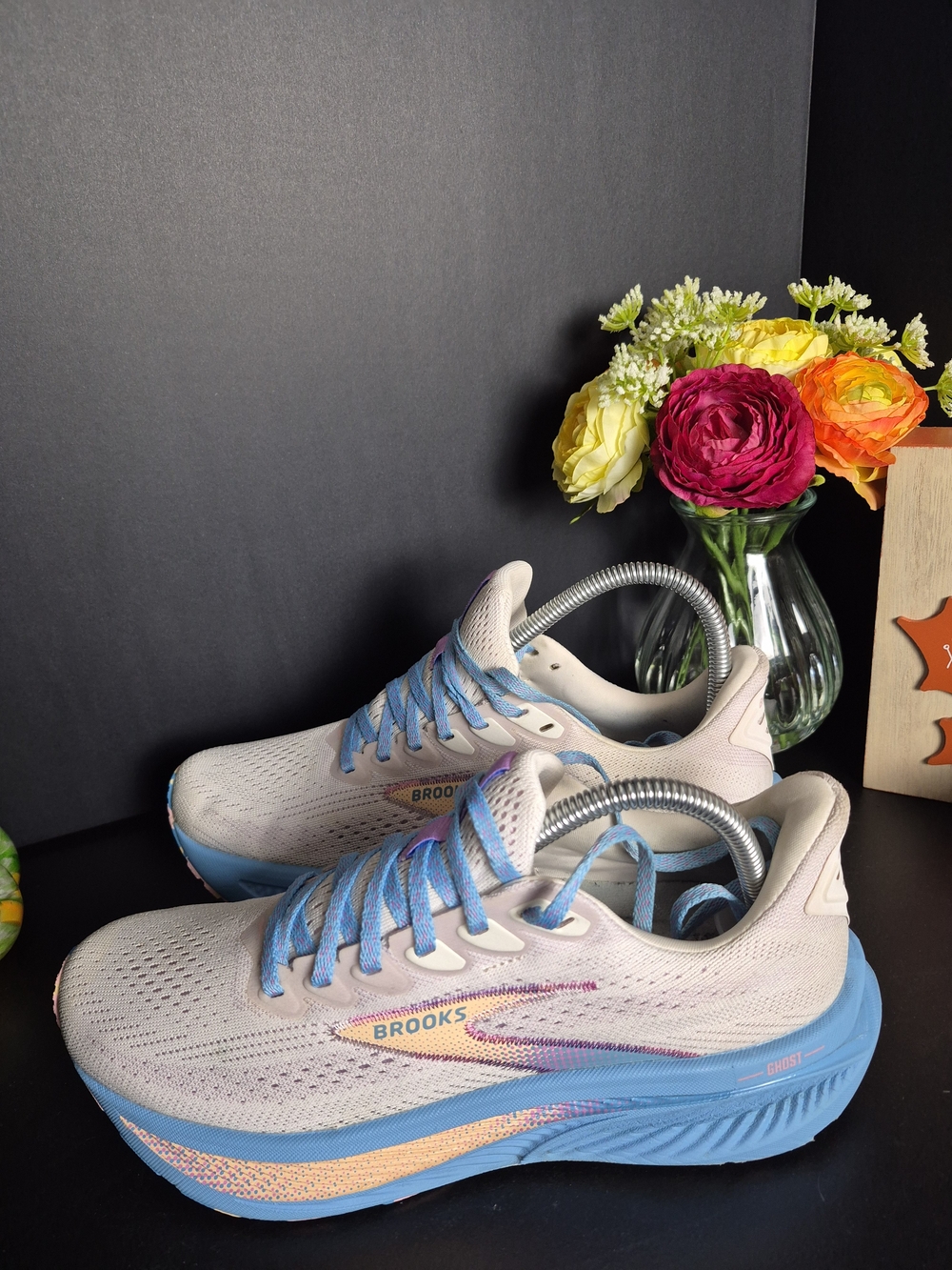 Brooks Women’s Athletic Shoes in Light Pink and Blue